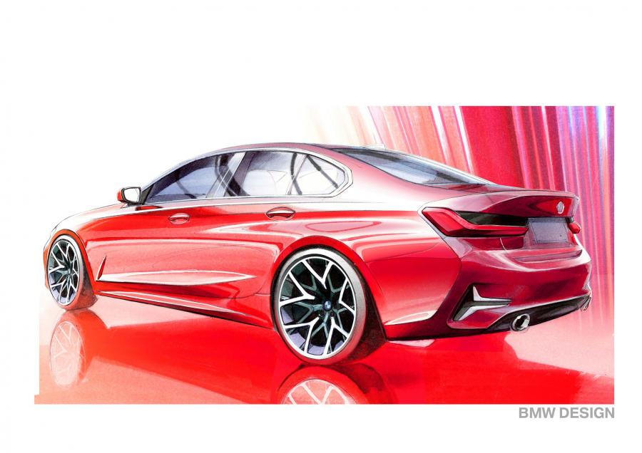 Эскиз BMW 320d Sport Line (G20) 2019 года  (WW) (фото 51 из 311)